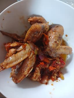 Sayap ayam saus sambal